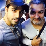 Gautam Gulati selfie with Aamir Khan in his Dangal look