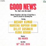 Good News starring Akshay, Kareena, Diljit and Kiara in leading roles