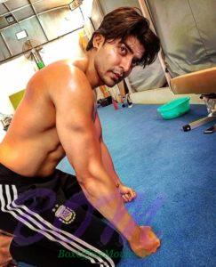 Gurmeet Choudhary warning to gymnast to keep a safe distance with this pic