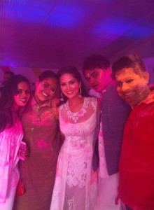 Holi with Sunny Leone