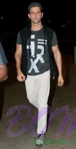 Hrithik Roshan airport look in June 2016