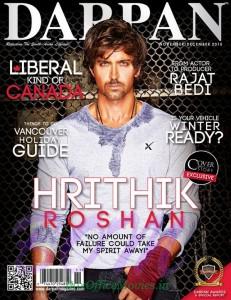 Hrithik Roshan rocks as cover boy for Darpan Dec 2015 issue