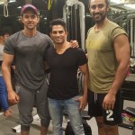 Hrithik and Kunal sweat it out at Hrithik's gym