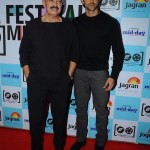 Hrithik and Rakesh Roshan in vogue at the film festival.