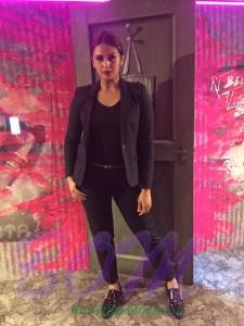 Huma Qureshi sharp and sleep styled by Karishma Acharya in this dress