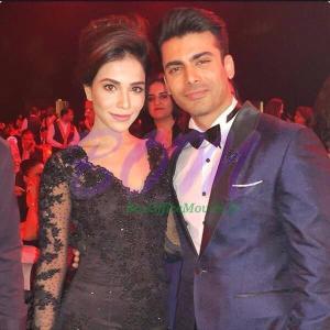 Humaima Malick picture with Fawad Khan