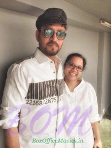 Irrfan Khan with Tanuja Chandra