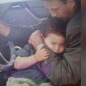 Jackie Shroff ‏with kid Tiger Shroff