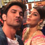 Jacqueline Fernandez and Sushant Singh Rajput doing a pout together