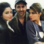 Jacqueline Fernandez with Hrithik Roshan on his Birthday in 2015