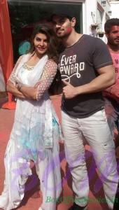 Jacqueline Fernendez and Sooraj Pancholi Holi 2016