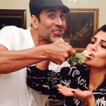 Jacqueline Fernandez secret Santa fun moment with Akshay Kumar