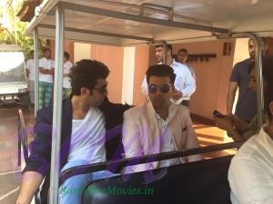 Johnny Ranbir Kapoor and Khambatta Karan Johar in their BigShot gaddi