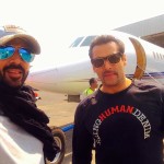 Kabir Khan with Salman Khan after Bajrangi Bhaijaan shooting wrapped in Jaisalmer.