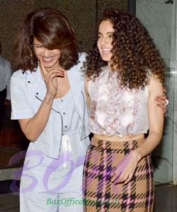 Kangana Ranaut and Priyanka Chopra laugh out loud at their success bash