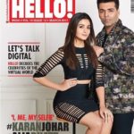 Karan Johar and Alia Bhatt on cover page for Hello March 2017 issue