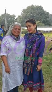 Kareena Kapoor on the sets of Bajrangi Bhaijaan