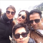 Kareena with her team on the set of 'Bajrangi Bhaijaan'