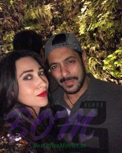 Karishma Kapoor latest selfie with Salman Khan in March 2017