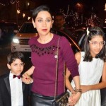 Karishma Kapoor with her kids