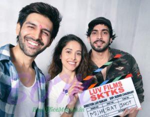 Kartik Aryan and Luv Ranjan starrer SKTKS muhuratshot clipper