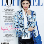 Kriti Sanon on the cover of L'Officiel APRIL 2015 Youth Special Issue