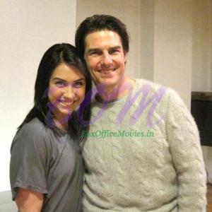 Lauren Gottlieb with Tom Cruise