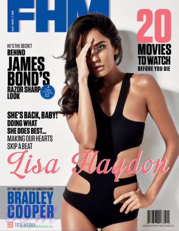 Lisa Haydon cover girl for FHM Magazine May 2015 issue