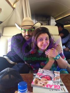 Lovely picture of Abhishek Bachchan with Farah Khan