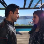 MR X Emraan Hashmi and Amyra Dastur rehearsing a love scene under the gaze of Vikram Bhatt in CAPE TOWN.