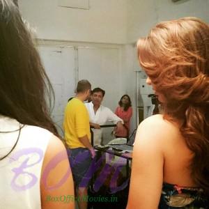 Madhur Bhandarkar during a photoshoot of upcoming Calendar Girls movie