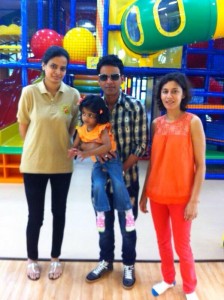 Manoj Bajpayee wife Shabana & daughter Ava having a fun Sunday morning