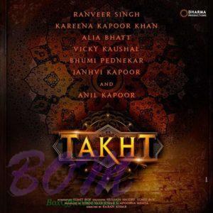 Multi-starrer Takht movie to star Ranveer Singh and Vicky Kaushal in leading roles
