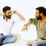 Music Director Mithoon in a discussion with Ajay Devgn for SHIVAAY