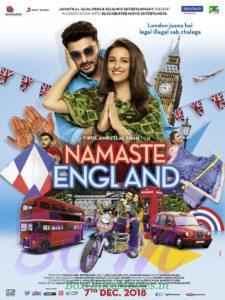 Namaste England movie poster starring Arjun Kapoor and Parineeti Chopra