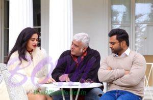 Nargis Fakhri and Sachiin Joshi when shooting for Amaavas movie