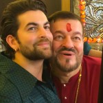 Neil Nitin Mukesh selfie father on Ganesha Chaturthi 2015