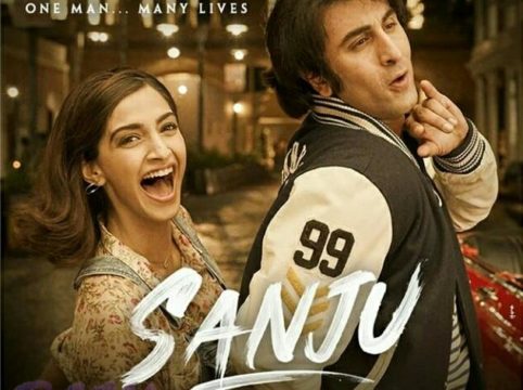 New Poster of SANJU with Ranbir and Sonam