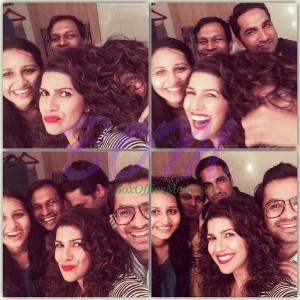 Nimrat Kaur Swingin' it in style with Team of Airlift Movie