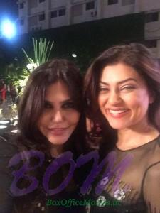 Nisha JamVwal selfie with Sushmita Sen