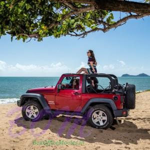 Parineeti Chopra enjoying a drive at Daintree to see where rainforest actually meets