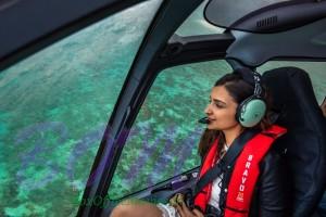 Parineeti Chopra enjoying a myriad of colours on the Great Barrier Reef