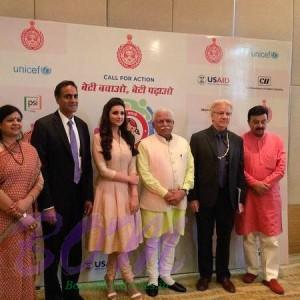 Parineeti Chopra ‏- Brand ambassador for the 'Beti bachao, Beti padhao' with the honourable CM