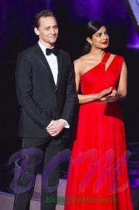 Priyanka Chopra with Tom Hiddleston