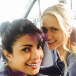 Priyanka Chopra with her 'Quantico' co-star Johanna Braddy