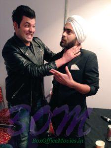 Quirky pic of Varun Sharma with Manjot