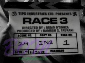 Race 3 movie clipper by Remo D'souza