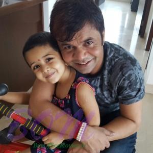 Rajpal Yadav with her beautiful 3 years old daughter