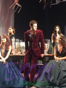 Ranbir Kapoor is looking suave in this velvet suit by Manish Malhotra