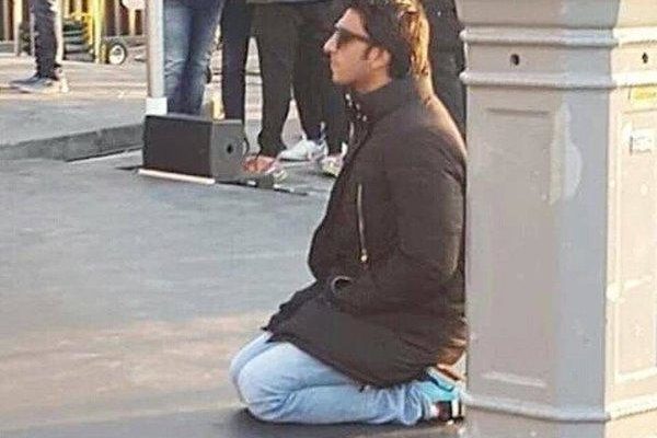 Ranveer Singh on the sets of Befikre